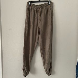 army green joggers